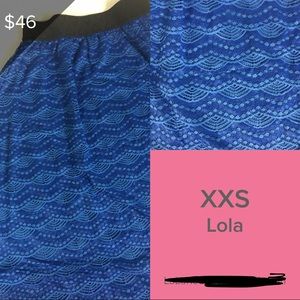LuLaRoe Lola Skirt Size XXS. BNWT